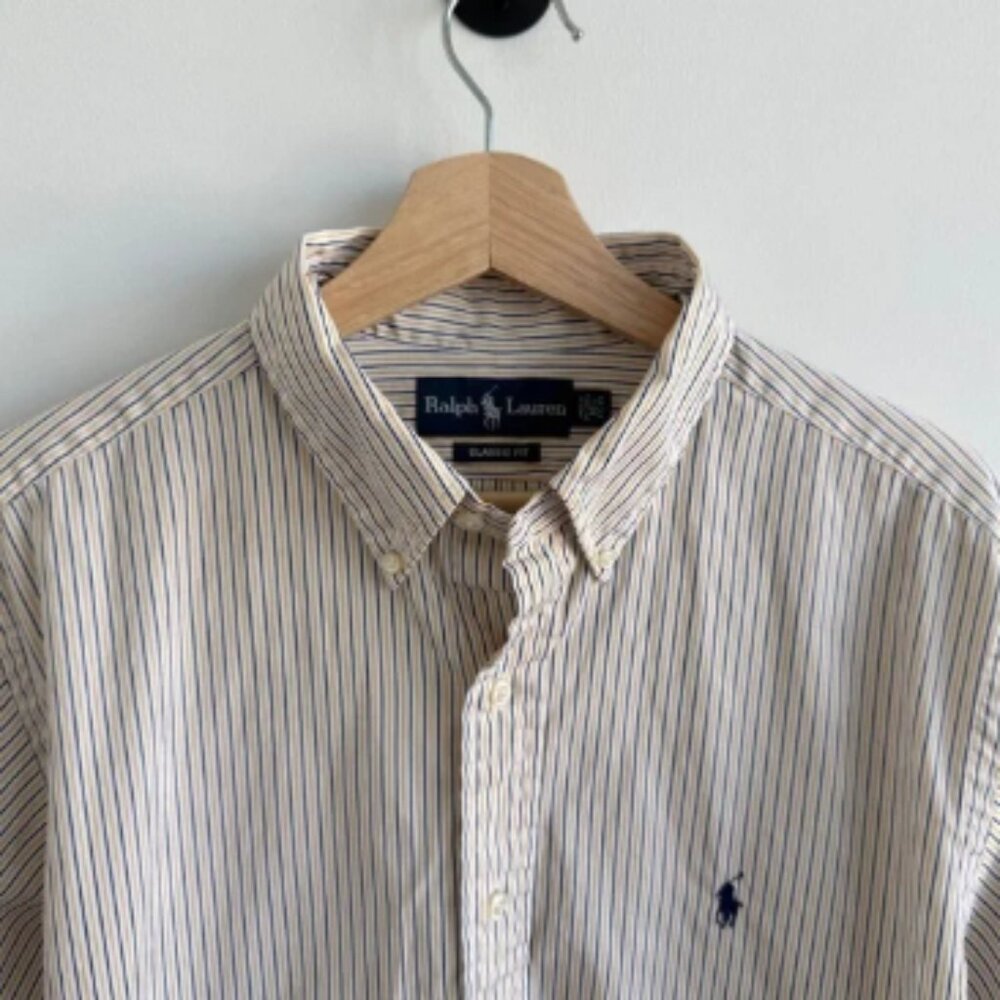 Vintage‎ Ralph Lauren Men’s Classic Fit Shirt - Large